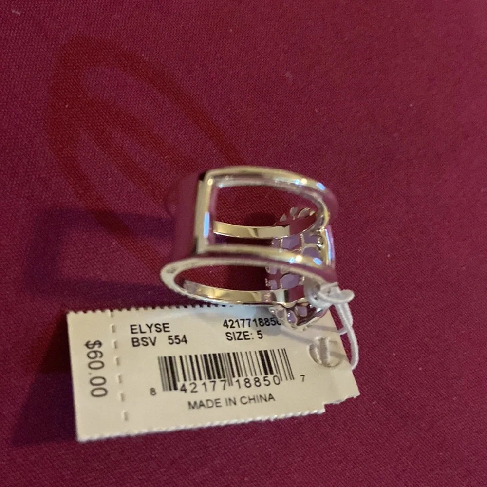 Kendra Scott Elyse Double Banded Ring NWT